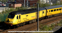 43013 Mark Carne CBE  Network Rail Measurement Train power car [built Crewe 31.10.1976] @ York Freight avoiding line 2020-09-21 © Paul Bartlett [4w]