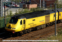 43013 Mark Carne CBE  Network Rail Measurement Train power car [built Crewe 31.10.1976] @ York Freight avoiding line 2020-09-21 © Paul Bartlett [3w]