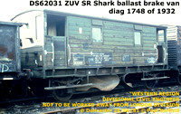 SECR & SR Shark ballast plough ZUV ZUW