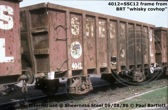 4012=SSC12 Sheerness Steel 86-08-09 © Paul Bartlett [w]