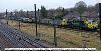 70003 Freightliner on 12.45 Hunslet Yard to York MWA + 66531 Freightliner @ York Holgate Junction 2020-12-23 © Paul Bartlett (1w)