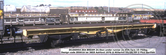 DC200954 ZEA BREAM @ Millerhill 89-08-03 © Paul Bartlett w