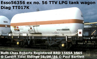 Esso56356 ex no. 56 TTV LPG tank wagon Diag TT017K