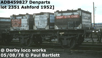 ADB459827 Denparts at Derby Loco Works 78-08-05
