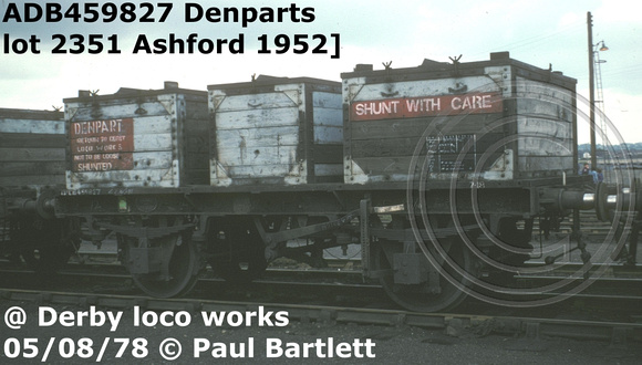 ADB459827 Denparts at Derby Loco Works 78-08-05