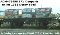ADM476958 ZRV Denparts at Derby Loco Works 78-08-05