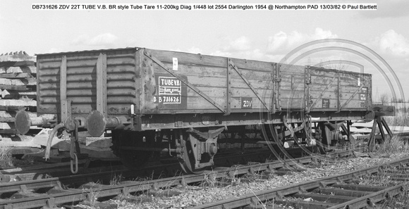 DB731626 ZDV TUBE V.B.  @ Northampton PAD 82-03-13 © Paul Bartlett w