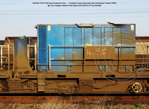 642048 FEAF Rail head treatment train @ York Holgate Network Rail Depot 2014-12-28 © Paul Bartlett [4w]