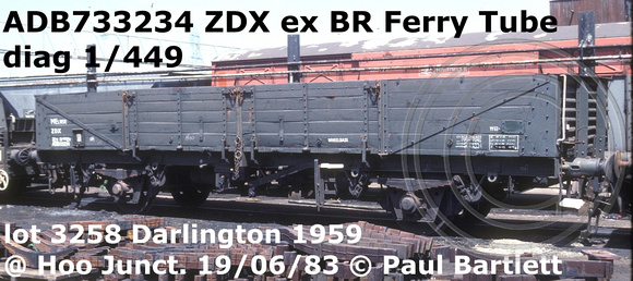 ADB733234 ZDX Ferry tube @ Hoo Junction 83-06-19