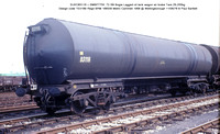 SUKO83116 = SMBP7755  Bogie Lagged oil tank wagon AB Design code TE018B @ Wellingborough 78-06-11 � Paul Bartlett w