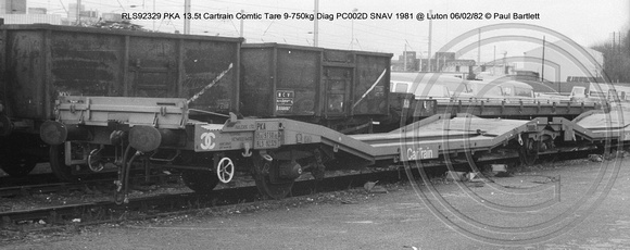RLS92329 PKA Cartrain Comtic Diag PC002D SNAV 1981 @ Luton 82-02-06 � Paul Bartlett w