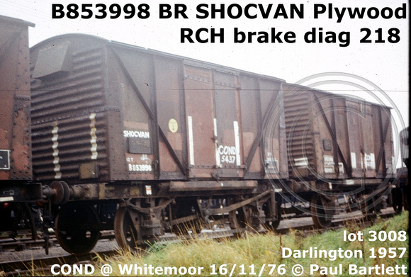B853998 SHOCVAN Cond at Whitemoor 76-11-16