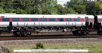 910046 BBA 75t rebuilt I girder floor rebogied [ex diag BB001C Lot 3857 Ashford 1974] @ York Holgate Junction 2025-05-01 © Paul Bartlett w