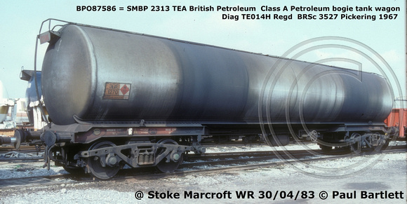 BPO87586 = SMBP 2313 TEA Stoke Marcroft WR 83-04-30 © Paul Bartlett [w]