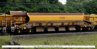 NR12965 [ex 33 70 6905 162-7] JJA Network Rail Autoballaster Generator hopper ex Tiphook Tare 28.000kg [Des. Code JJ001B converted c 2000]  @ York Holgate Junction 2024-06-11 © Paul Bartlett w