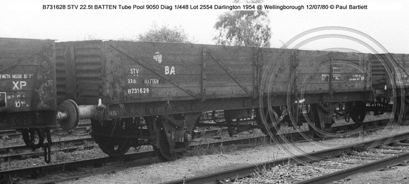B731628 STV BATTEN Tube @ Wellingborough 80-07-12 � Paul Bartlett w