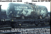 Esso Class B 22t Vac brake tank wagons