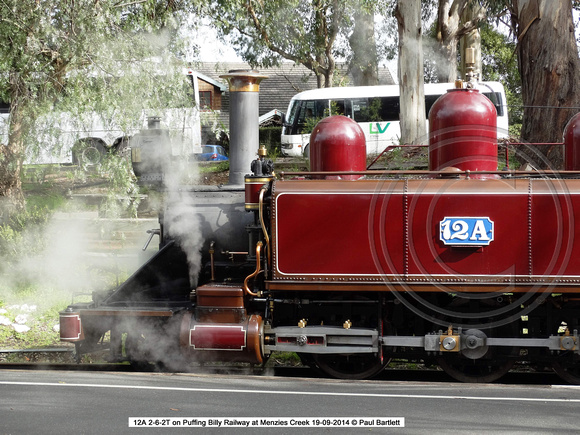 12A on Puffing Billy Railway at Menzies Creek 19-09-2014 � Paul Bartlett [3]