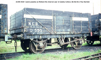 Dc595 NCB possibly ex Midland Rly Internal user @ Cadeby Colliery 81-06-28 © Paul Bartlett [1w]