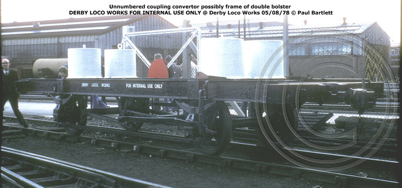 Unnumbered coupling convertor @ Derby Loco Works 78-08-05 © Paul Bartlett W