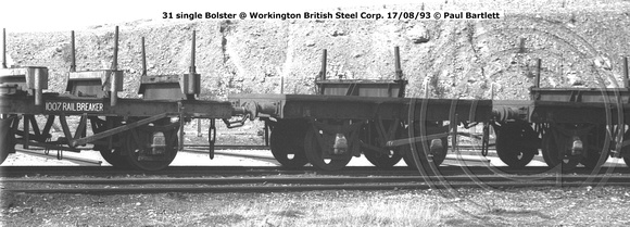 31 single Bolster @ Workington BSC 93-08-17 © Paul Bartlett w