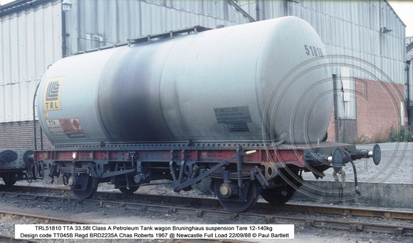 TRL51810 TTA Class A Petroleum @ Newcastle Full Load 88-09-22 � Paul Bartlett [2w]