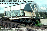 J Summers BSSH13092 - 13175 bogie iron ore hoppers PHO