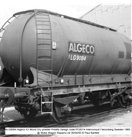 ALG9084 Algeco ICI Mond Dry powder Presflo Des code PC007A @ Stoke Wagon Repairs 83-04-30 © Paul Bartlett w