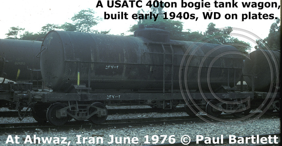USATC tank @ Ahwaz, Iran 1976-06