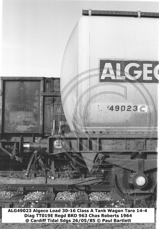 ALG49023 Class A @ Cardiff Tidal Sdgs 85-05-26 � Paul Bartlett [05w]