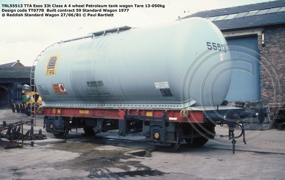 TRL55513 TTA Esso @ Reddish Standard Wagon 81-06-27 © Paul Bartlett w