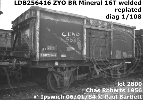LDB256416 ZYO  at Ipswich 84-01-06