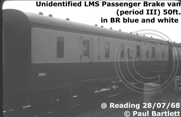 unidentified LMS BG blue grey @ Reading 68-07-28 � Paul Bartlett w