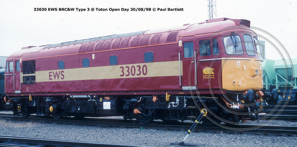 33030 BRC&W Type 3 @ Toton Open Day 98-08-30 © Paul Bartlett w