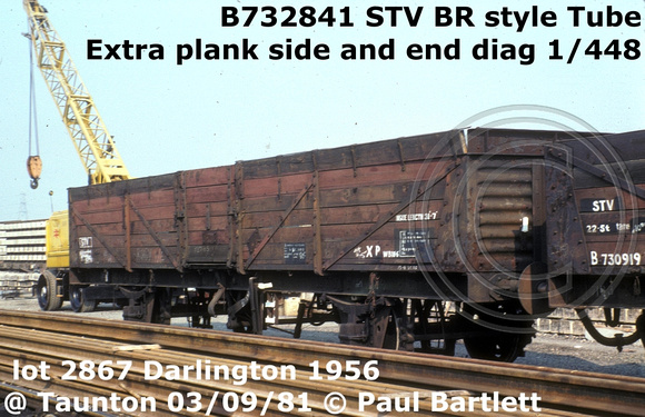 B732841 STV  extended height @ Taunton engineers 81-09-03