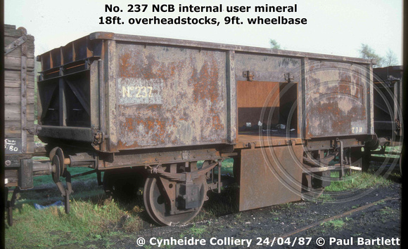 no. 237 Cynheidre Colliery 87-04-24