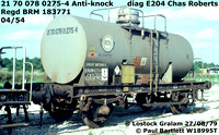 21 70 078 0275-4 Anti-knock diag E204 Lostock Gralam 79-08-27