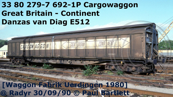 33 80 279-7 692-1P Cargowaggon