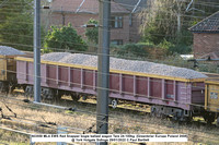 503558 MLA EWS Red Snapper bogie ballast wagon Tare 24-100kg  [Greenbrier Europe Poland 2008]  @ York Holgate Sidings 2022-01-29 © Paul Bartlett [1w]