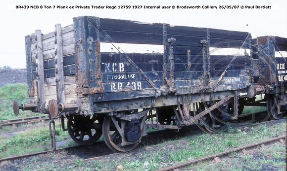BR439 NCB ex Private Trader Internal user @ Brodsworth Colliery 87-05-26 © Paul Bartlett w