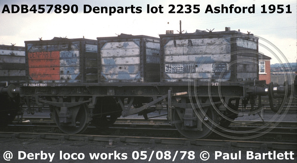ADB457890 Denparts at Derby Loco Works 78-08-05
