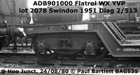 ADB901000 Flatrol WX left bogie
