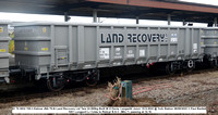 81 70 5932 705-3 Ealnos JNA 79.6t Land Recovery Ltd Tare 22.000kg Built W H Davis, Langwith Junct. 15.9.2022 @ York Station 2022-09-28 © Paul Bartlett [3w]