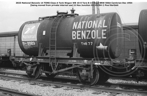 2023 National Benzole @ Hoo Junction 84-09-02 © Paul Bartlett [2W]