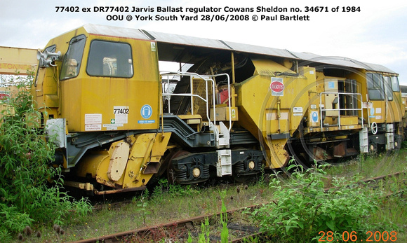 77402 Jarvis Regulator ex DR77402 @ York Leeman Rd 2008-06-28 © Paul Bartlett [2w]