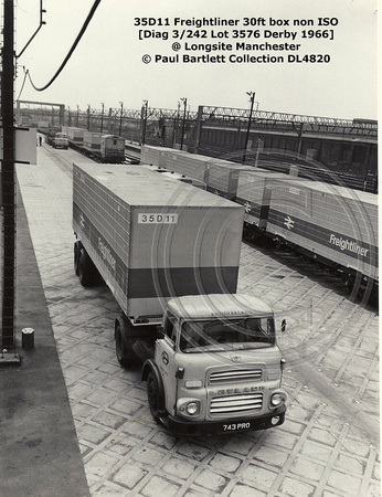 35D11 Freightliner @ Longsite Manchester © Paul Bartlett Collection DL4820 w