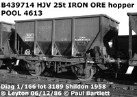 BR 25.5T iron ore hopper diag 1/166 HJO HJV