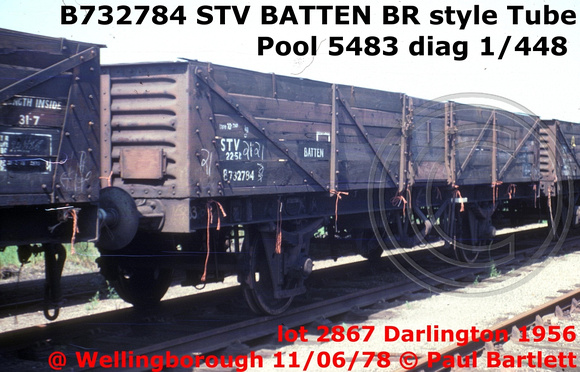 B732784 STV BATTEN @ Wellingborough  MY 78-06-11