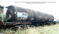 GULF84922 TEA Petroleum fuel tank wagon @ Swansea Marcrofts works 92-07-18 � Paul Bartlett w