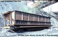 Self-propelled Coke Car Cwm Coke Works 87-04-23 © Paul Bartlett [1]